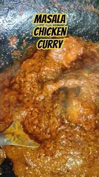 Spicy Masala Chicken Curry Recipe #trendingshorts #food #homecuisine#recipe#chickenrecipe#spicyfood