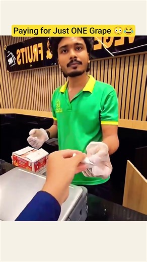 Paying for Just ONE Grape 😳😂 #shorts #FunnyShorts #trending #ViralVideo