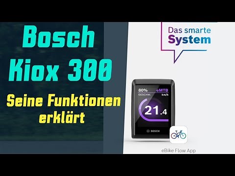 Bosch Kiox 300 Display erklärt. Das Smarte System von Bosch.