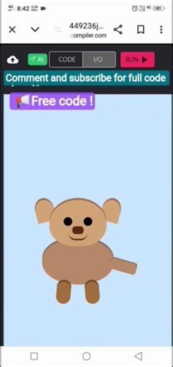 dog animation using htmlcss js#viralvideo#shortfeed#coding#webdesign#shortvideo#programming#dog#new