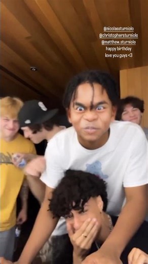 Larray & Sturniolo Triplets Try Not To Laugh