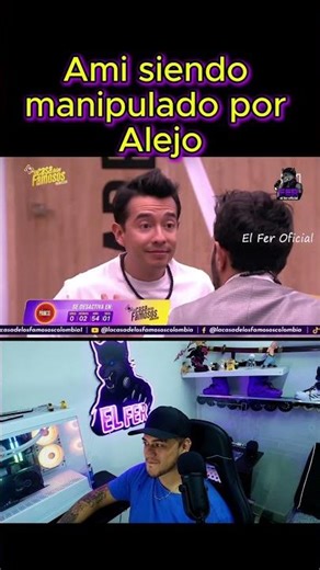 Ami being manipulated by Alejo, in the house of the famous 2026. What do you think?