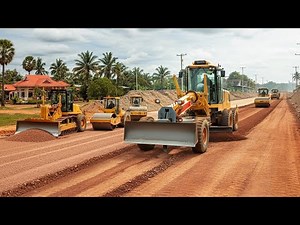 Amazing Modern Road Construction Machines | Incredible Step-by-Step Road Building Process