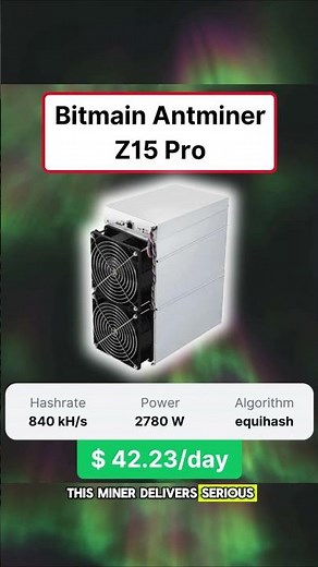 Meet the Bitmain Antminer Z15 Pro from Oneminers