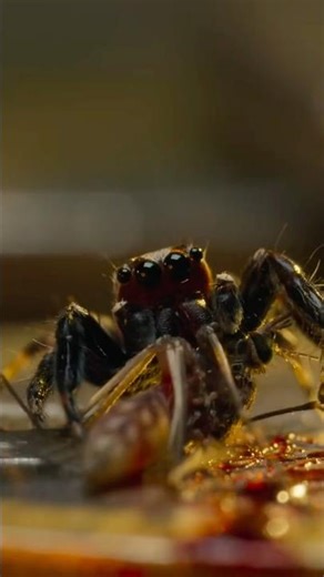 “This Spider Drinks Blood… From Mosquitoes 😳”