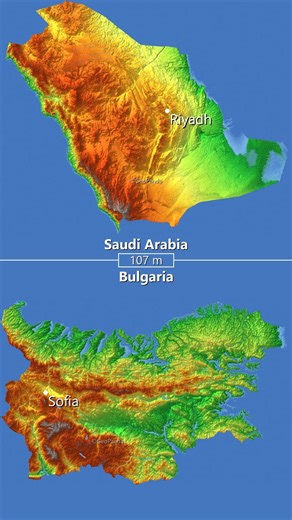City Battle: Riyadh 🇸🇦 vs Sofia 🇧🇬!🏛️🌊#geography #mapbattle #saudiarabia #bulgaria
