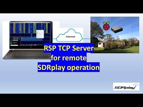SDRplay RSP TCP server remote Raspberry Pi demonstration
