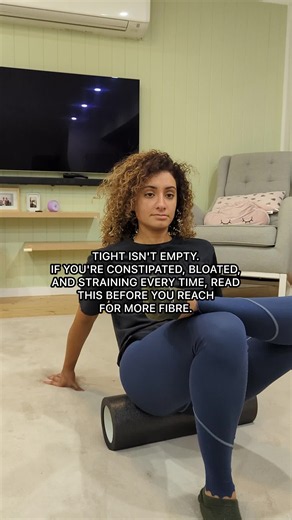 Most women dealing with constipation aren't under-eating fibre. They're over-gripping their pelvic floor. And no one warned them. Here's what a tight pelvic floor actually looks like through the lens of your bowels: 🚫 Straining every time, even when stool is soft 🚫 Bloating that builds through the day and peaks by evening 🚫 Going for days without a proper bowel movement 🚫 That