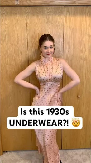 Styling 1930s lingerie as a wedding dress!
