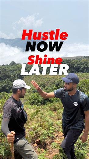 Chandan Gowda on Instagram: "Hustle now, shine later 🔥 One day, all this hard work will be worth it 👊🏻 . . . #kannadamotivation #successmindset #viralreels #dailymotivatíon #hustle #success #workhard #successful #engineering"