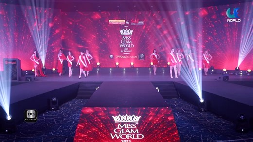 27 reactions | Miss Glam World 2023 - Part 2 Winner - Miss Belgium -...