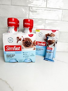 What's your midday snack? Whether it's a handful of almonds, grapes, or simply a smile, share your ultimate combo with us! " | Slimfast