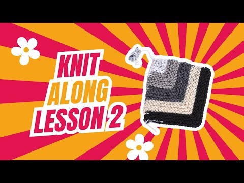 Red Heart Patchwork Jacket Knit Along Lesson 2