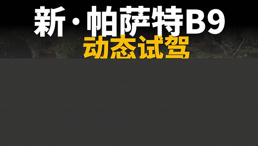 新帕萨特的首次试驾！动态试驾全新B9世代大众帕萨特：大众的高级车，现在更高级了【车之感深度车评】