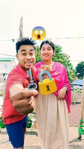 Eid me Lock&Key🔐 ka ENAMI😱#shorts#funny#comedy#shortsfeed#funnyvedio#ytshorts#enami#lock#key#eid#fun