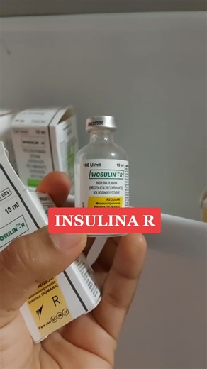 Uso y tipos de Insulina R en enfermería