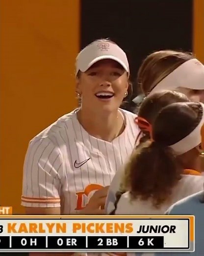 The fastest recorded pitch in NCAA Softball history 😳🔥
