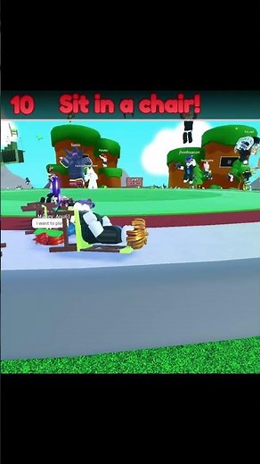 ROBLOX CHAIR GAME 🪑 #shorts #roblox #games