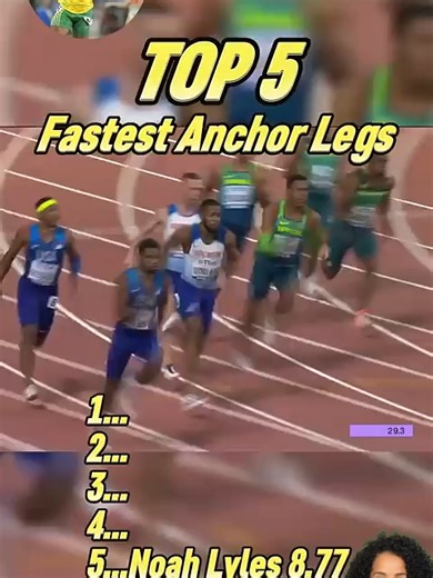 Top 5 Fastest Anchor Legs in Track & Field History