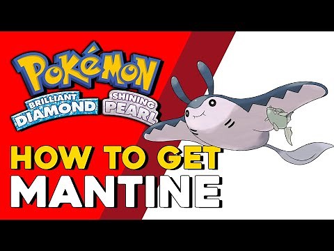 Pokemon Brilliant Diamond & Shining Pearl How To Get Mantine (How To Evolve Mantyke) Pokemon BDSP