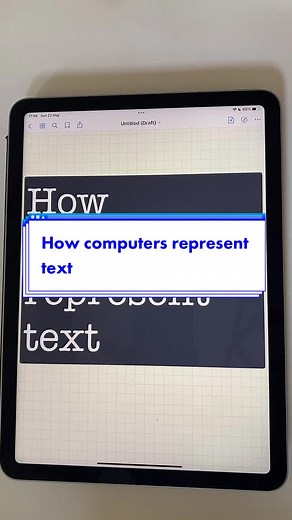 How computers represent text 💻 #computerscience #gcse #gcserevision #computersciencegcse #gcse2022 #gcsecomputerscience #gcsecomputersciencetutor #gcseit #binary #hexadecimal #ascii #computer #gcsehelp #gcsetutor