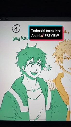 Todoroki turns into a girl animation preview ✨💅🏼 #bnha #mha #preview #shoto #bokunoheroacademia #myheroacademia #shototodoroki #bakugou #deku #fypシ