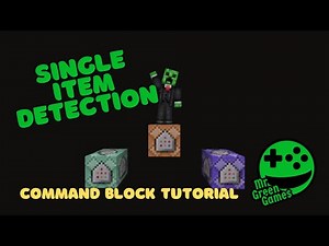 Single Item Detection - Command Block Tutorial #Minecraft #BedrockEdition
