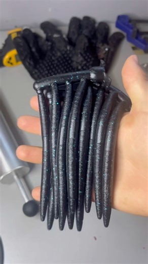 We Made Over 100 Baits! #smallbusiness #handmadelure #fishingbait #plastic #soapmaking #diy