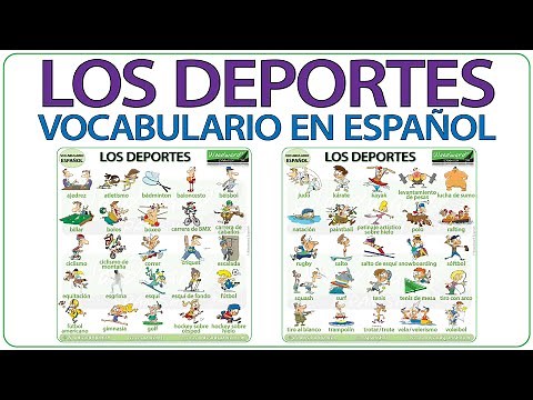 Los deportes en español | Names of Sports in Spanish | Aprender español | Vocabulario en español
