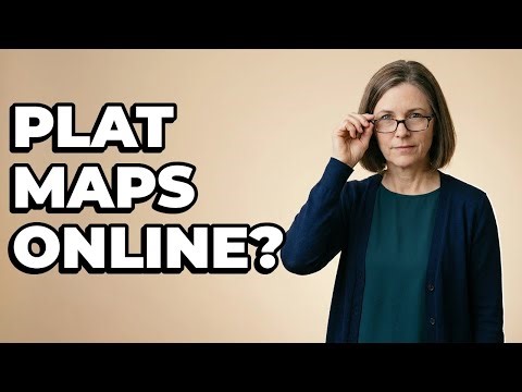 Do Plat Maps Show Up In Online Property Portals?