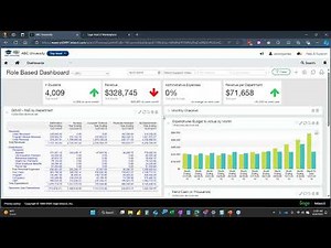 Sage Intacct Live Overview Demo for Higher Education