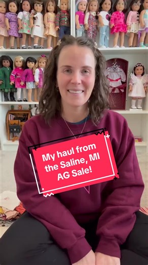 My Haul from the Saline, MI AG Doll Sale!