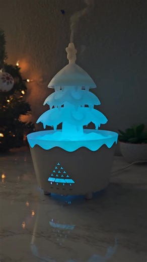✨The classic red & green Christmas tree aromatherapy is finally available!!! Healing water drops & Timing & Wireless remote control & Various colors, let's take a look together！ | Organismt | Facebook