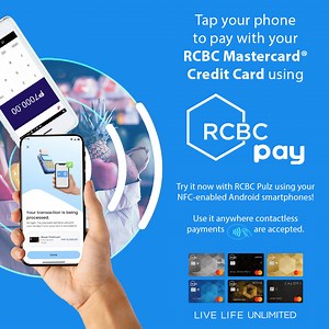 It’s time for a faster, easier, and secure way to make contactless payments with your RCBC Mastercard Credit Card!📱 Introducing ✨RCBC Pay✨ available through the RCBC Pulz app on your NFC-enabled Android smartphones. Pay effortlessly - no need to pull out your wallet or physical card. Simply tap your phone to pay at millions of stores accepting Contactless payments! Tap into unlimited convenience and try RCBC Pay today! To learn more, visit https://rcbccredit.com/digital-services/RCBCPay. #RCBCP