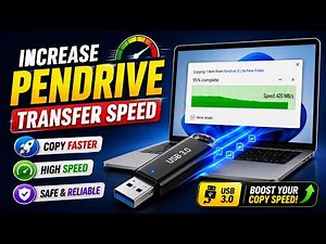 🚀 How to Increase Pendrive Transfer Speed | Copy Files Faster in Windows