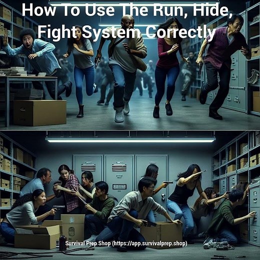How To Use The Run, Hide, Fight System Correctly