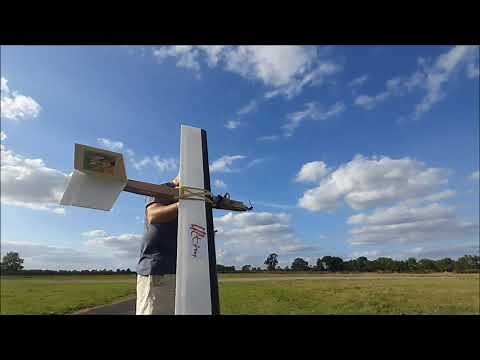 Avion RC fabriqué maison en Carton et Dépron - Vol AMCO 5/9/2020