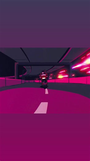 #retro #motorcycle #anime #gif #brightlights #road #fast #cool