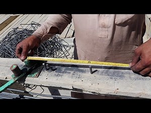 How to Make Stirrups for Beam - Steel Stirrups making