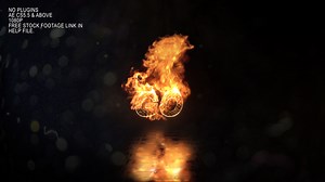 Realistic Fire Logo 3