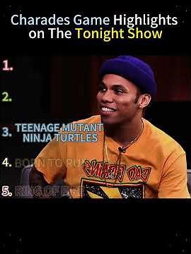 Charades Game Highlights on The Tonight Show