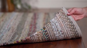 SAFAVIEH Montauk Gray/Multi 8 ft. x 10 ft. Striped Distressed Area Rug MTK975A-8