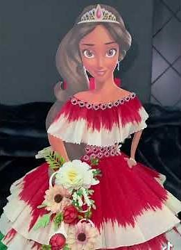Vestido de papel crepe