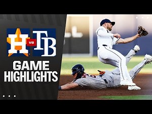 Astros vs. Rays Game Highlights (5/19/25) | MLB Highlights