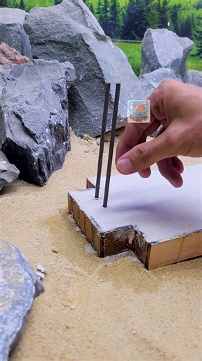 Perfect Rectangle Mini House Build 🔨 #minisatisfying #satisfying #minihouse