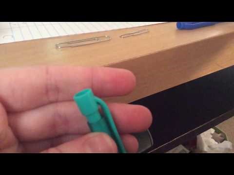 How To Remove A Stuck Eraser From Mechanical Pencil