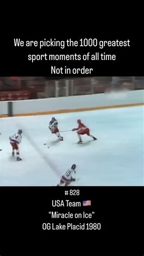 Top - Iconic Sports Moments on Instagram: "Miracle or great coaching🤌🏻 At the 1980 Winter Olympics, a young and underestimated USA hockey team pulled off one of the greatest shocks in sports history by defeating the dominant Soviet Union (USSR) 4-3 in the semifinals. Led by coach Herb Brooks, the American squad was a group of amateur and college players, while the Soviets had a team full of seasoned professionals who had dominated world hockey for decades. The Cold War was at its peak, and thi