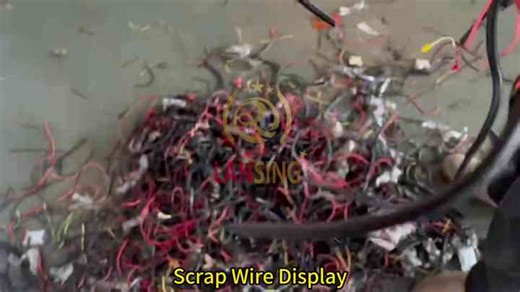Lansing Scrap Copper Wire Recycling Copper Wire Crushing Separating Electric Cable Granulator for Copper Granule & Scrap Wire
