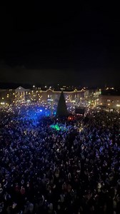 Here is another look as we counted down to the lighting of the Franklin Christmas Tree last Friday night! We would like to thank our presenting sponsor Middle Tennessee Electric and their team member, Jerry Bartley, for capturing this incredible moment from high above in the bucket truck! 🎄 | City of Franklin, TN - Municipal Government