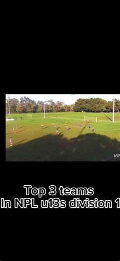 Top 3 U13 Division 1 Football Teams